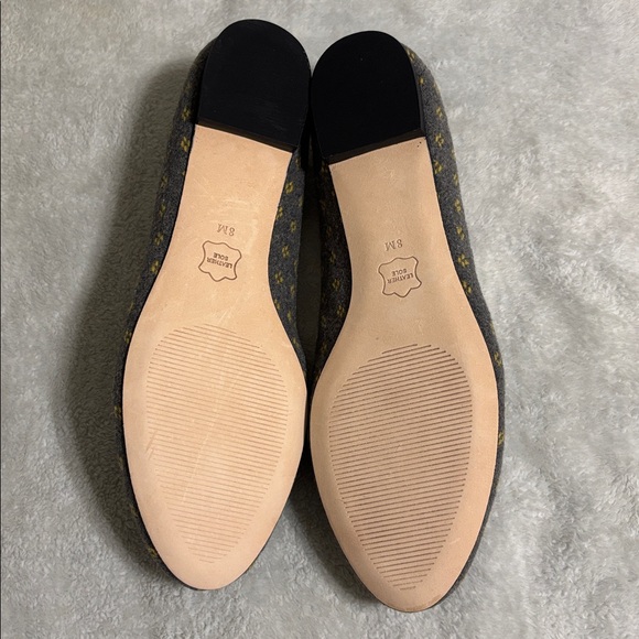 NWT Talbots Gray Ryan Novelty Cheers Loafers - Picture 2 of 6